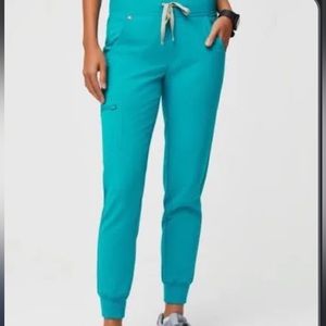 Figs teal zamora joggers